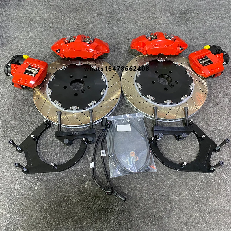 New Custom Auto Brake Systems Big Brake Kit Upgrade Brake Caliper Disc 330mm-390mm Rotor for G35 S3 8V B9 D3 C6 9O TT
New Custom Auto Brake Systems Big Brake Kit Upgrade Brake Caliper Disc 330mm-390mm Rotor for G35 S3 8V B9 D3 C6 9O TT