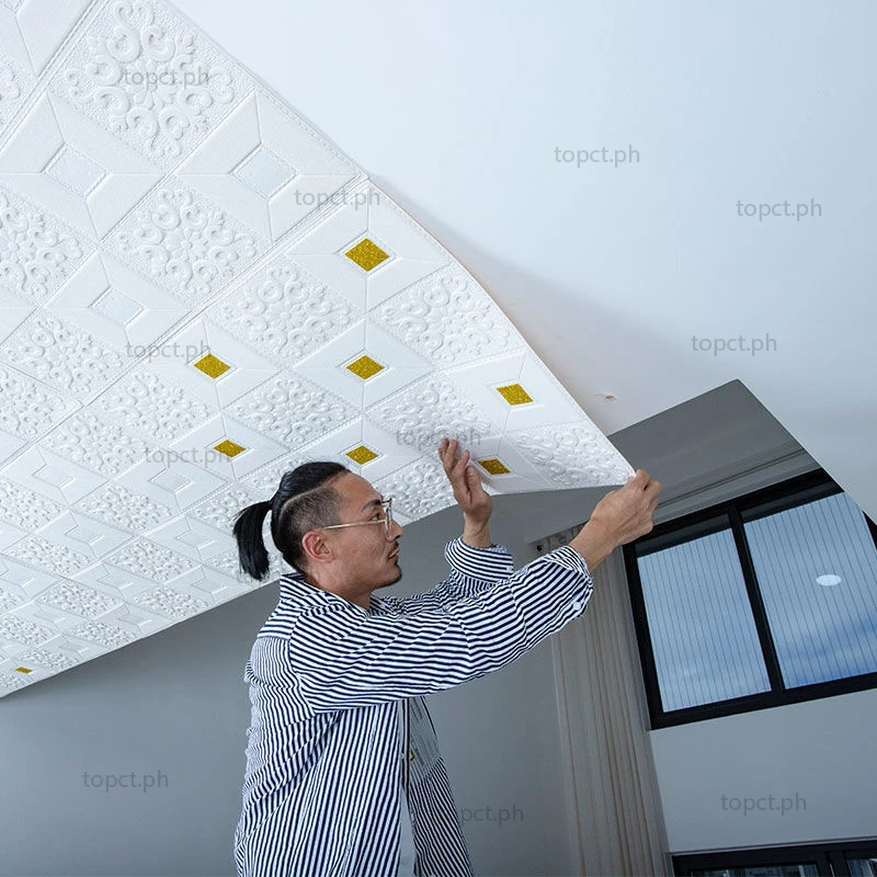 1-10pcs 70X70cm 3D Ceiling Waterproof Wall Stickers Foam Self-adhesive Wallpaper Classic Modern Home Decoration PVC Living Room
1-10pcs 70X70cm 3D Ceiling Waterproof Wall Stickers Foam Self-adhesive Wallpaper Classic Modern Home Decoration PVC Living Room