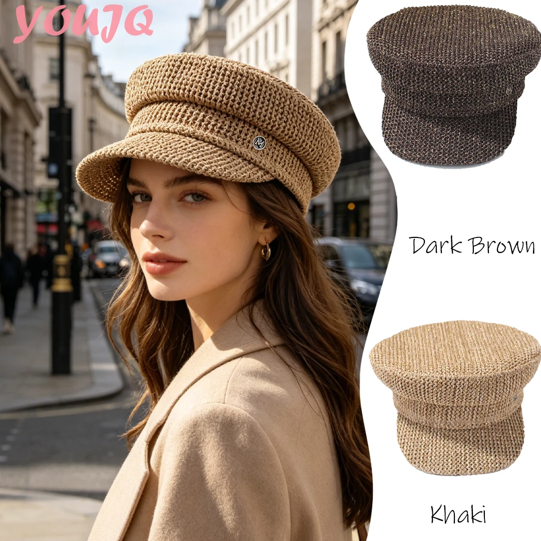 Summer Korean Version Berets Hats for Women Casual Straw Shading Sun Protection Hat Gorras Peaked Japan Flat-top Newsboy Cap
Summer Korean Version Berets Hats for Women Casual Straw Shading Sun Protection Hat Gorras Peaked Japan Flat-top Newsboy Cap