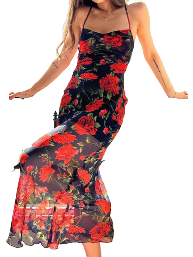 Fashion Print Dress Lady Elegant Sexy Sleeveless Spaghetti Strap Package Backless Slim Dresses Women Holiday Party Skirt New
Fashion Print Dress Lady Elegant Sexy Sleeveless Spaghetti Strap Package Backless Slim Dresses Women Holiday Party Skirt New