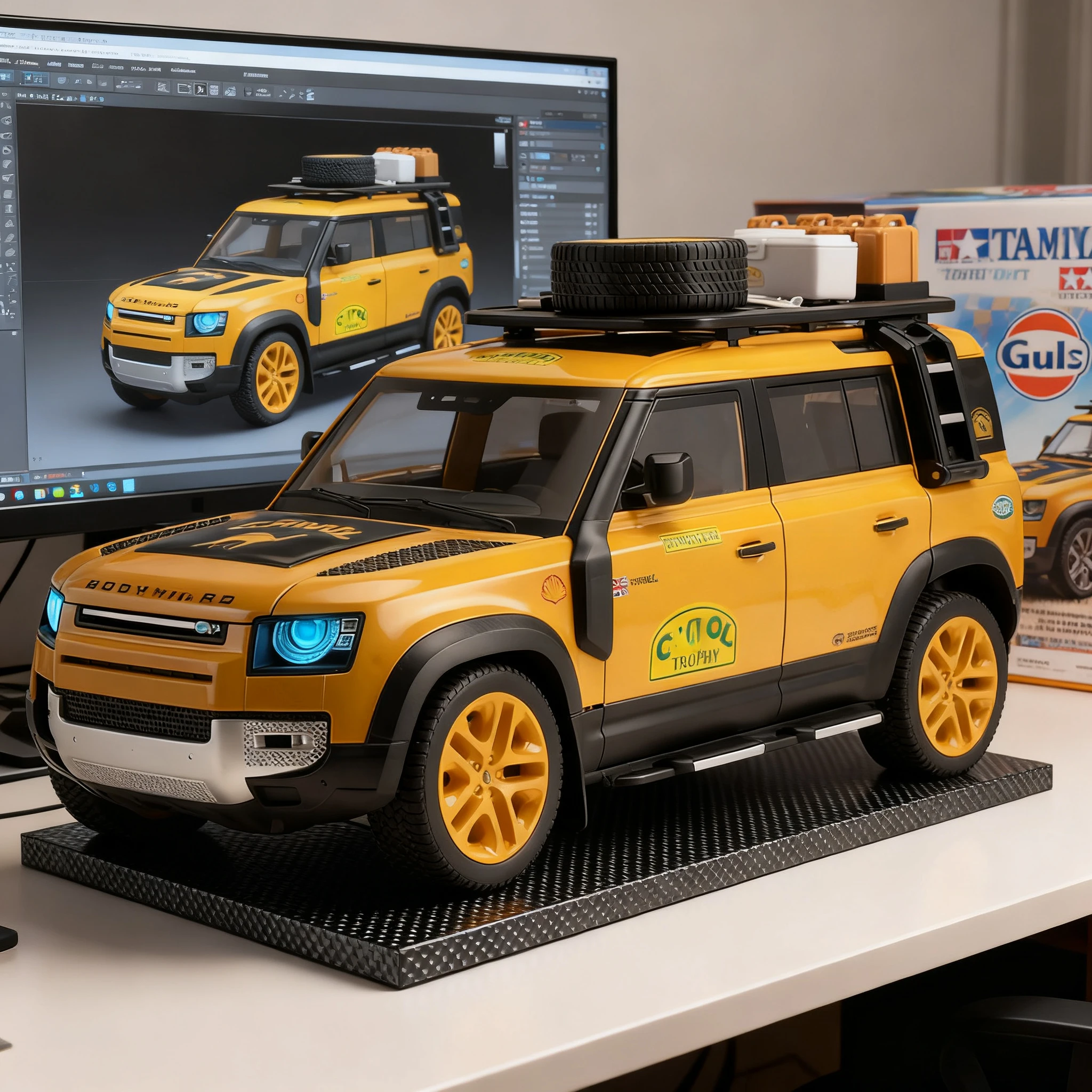 1:18 Defender 110 Camel Cup Bay Edition, внедорожная литая модель из сплава, звуковая и световая игрушка, большой орнамент, подарки для мальчиков
1:18 Defender 110 Camel Cup Bay Edition, внедорожная литая модель из сплава, звуковая и световая игрушка, большой орнамент, подарки для мальчиков