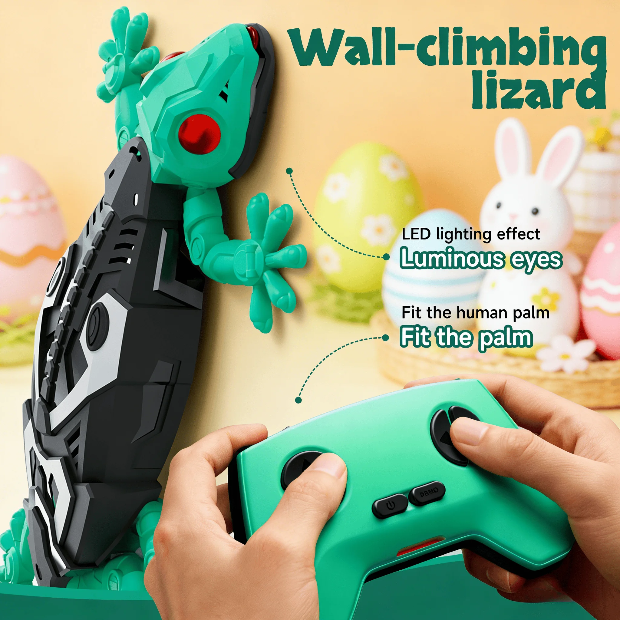 Перезаряжаемый робот-скалолаз в форме ящерицы - Два режима работы, прочная конструкция, уникальный дизайн, премиальный подарок на День матери/Пасху
Перезаряжаемый робот-скалолаз в форме ящерицы - Два режима работы, прочная конструкция, уникальный дизайн, премиальный подарок на День матери/Пасху