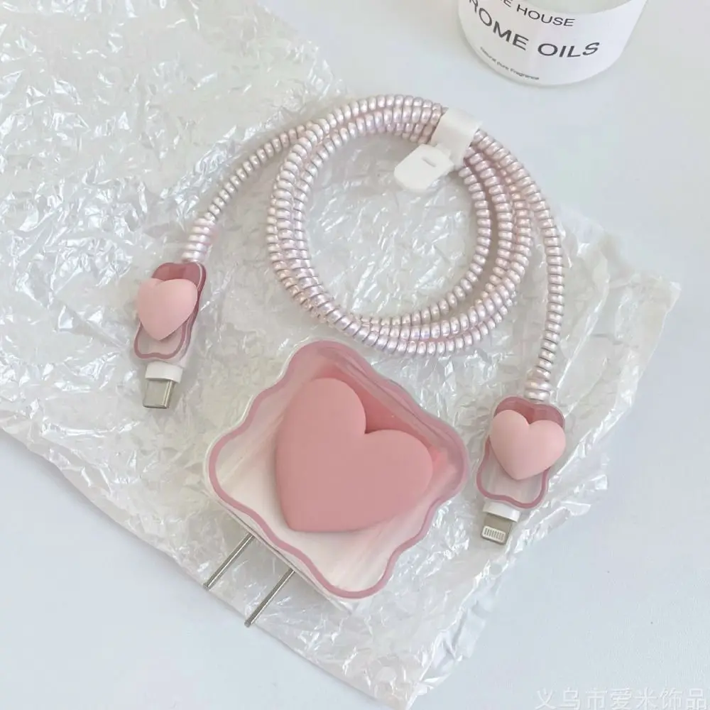 Wave Edge 3D Heart Charger Protector Breathable Soft Mobile Phone Cable Protector Storage Tie 3D Heart Cord Winder Kit
Wave Edge 3D Heart Charger Protector Breathable Soft Mobile Phone Cable Protector Storage Tie 3D Heart Cord Winder Kit