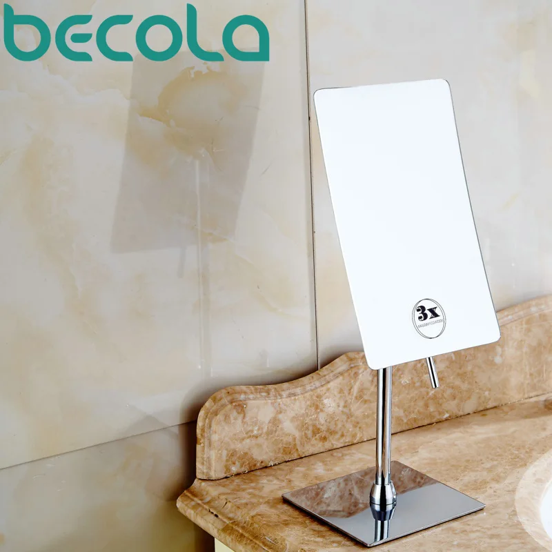 Becola Square Float Bath Mirror 3X Magnifying Cosmetic Mirror Bathroom Single Sided Makeup Mirror B-928
Becola Square Float Bath Mirror 3X Magnifying Cosmetic Mirror Bathroom Single Sided Makeup Mirror B-928