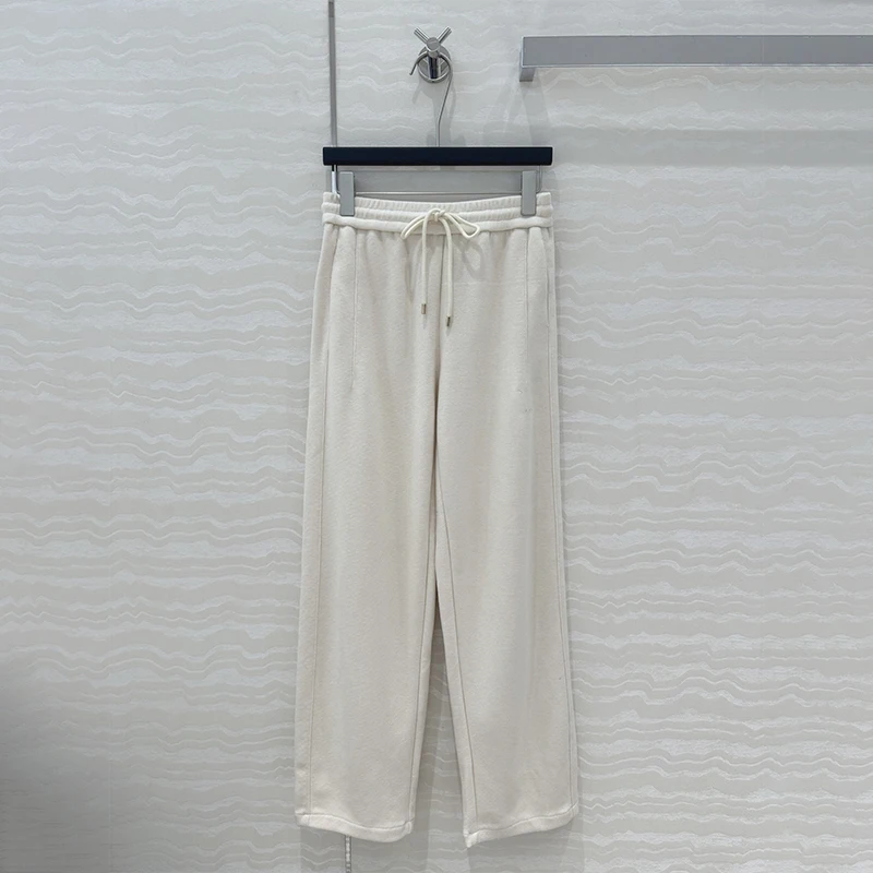 2025SS Top Cotton Velvet Drawstring Straight Simple Trousers Women's Casual Sweatpants Slouchy Drag Pants Women's Clothing
2025SS Top Cotton Velvet Drawstring Straight Simple Trousers Women's Casual Sweatpants Slouchy Drag Pants Women's Clothing