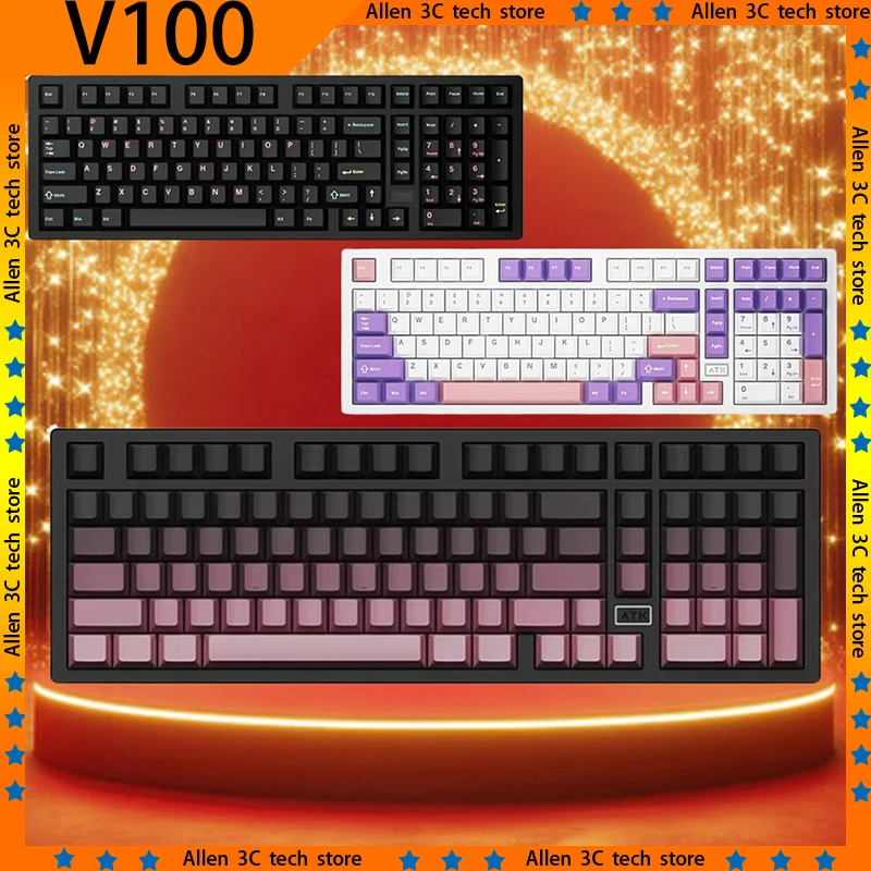 Оригинальная механическая клавиатура ATK V100 Pro, 3 режима, алюминиевый сплав, горячая замена, RGB, 1 мс, геймерская игровая клавиатура для ПК, подарки
Оригинальная механическая клавиатура ATK V100 Pro, 3 режима, алюминиевый сплав, горячая замена, RGB, 1 мс, геймерская игровая клавиатура для ПК, подарки