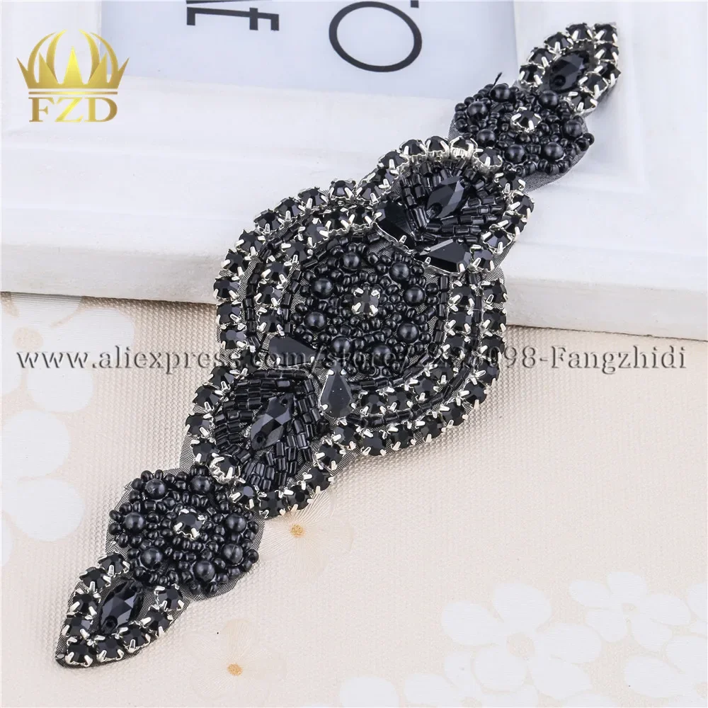 (30 Pieces) Hot Fix Black Rhinestone Crystals Applique for Wedding Garment Dresses Headband Bridal Garters Rhinestone Top
(30 Pieces) Hot Fix Black Rhinestone Crystals Applique for Wedding Garment Dresses Headband Bridal Garters Rhinestone Top