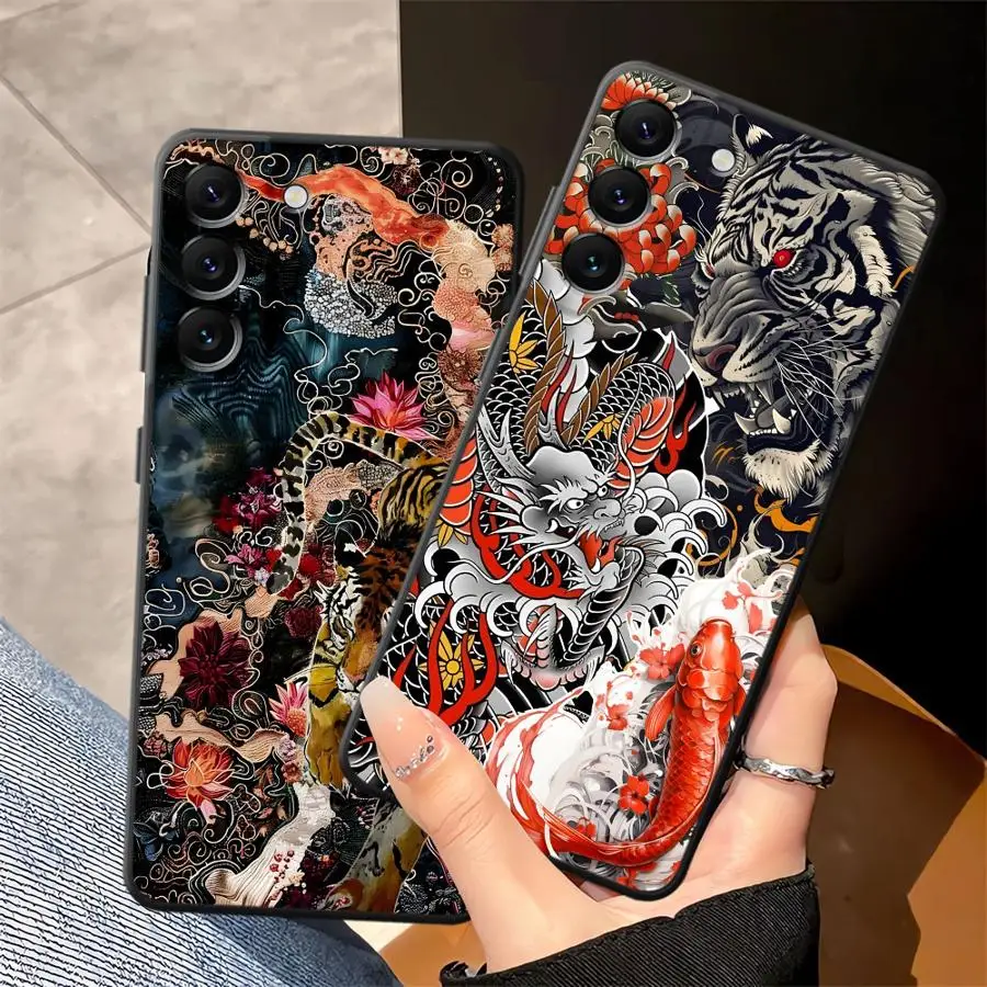Splicing Tiger Dragon Case for Samsung Galaxy A35 A41 A36 A24 A55 A25 A71 A23 A53 A22 A52 A26 A72 A32 A51 A73 Black Soft Phone
Splicing Tiger Dragon Case for Samsung Galaxy A35 A41 A36 A24 A55 A25 A71 A23 A53 A22 A52 A26 A72 A32 A51 A73 Black Soft Phone