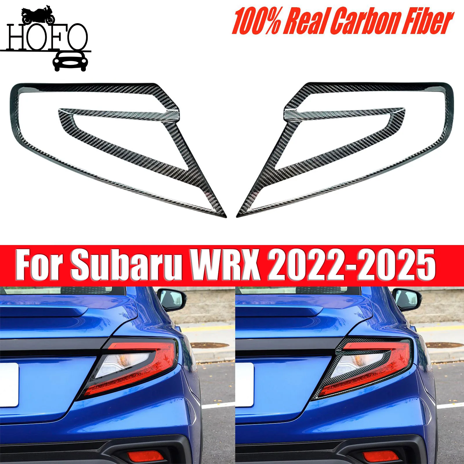 Real Carbon Fiber Taillight Eyebrows Decoration Frame Trim For Subaru WRX 2022-2025
Real Carbon Fiber Taillight Eyebrows Decoration Frame Trim For Subaru WRX 2022-2025
