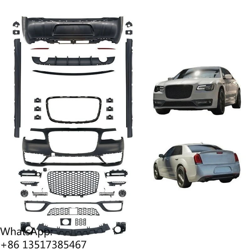 Exterior Styling Upgrade SRT Body Kit for Chrysler 300C 2016-2024 Front Rear Bumper Hood Sides Skirts Rear Diffuser Full Set
Exterior Styling Upgrade SRT Body Kit for Chrysler 300C 2016-2024 Front Rear Bumper Hood Sides Skirts Rear Diffuser Full Set