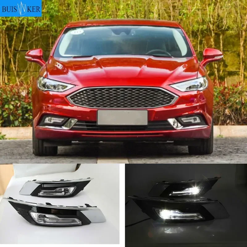 1set for Ford Fusion Mondeo 2018 LED DRL Fog lamp Daytime Running Light Daylight Waterproof Styling light
1set for Ford Fusion Mondeo 2018 LED DRL Fog lamp Daytime Running Light Daylight Waterproof Styling light