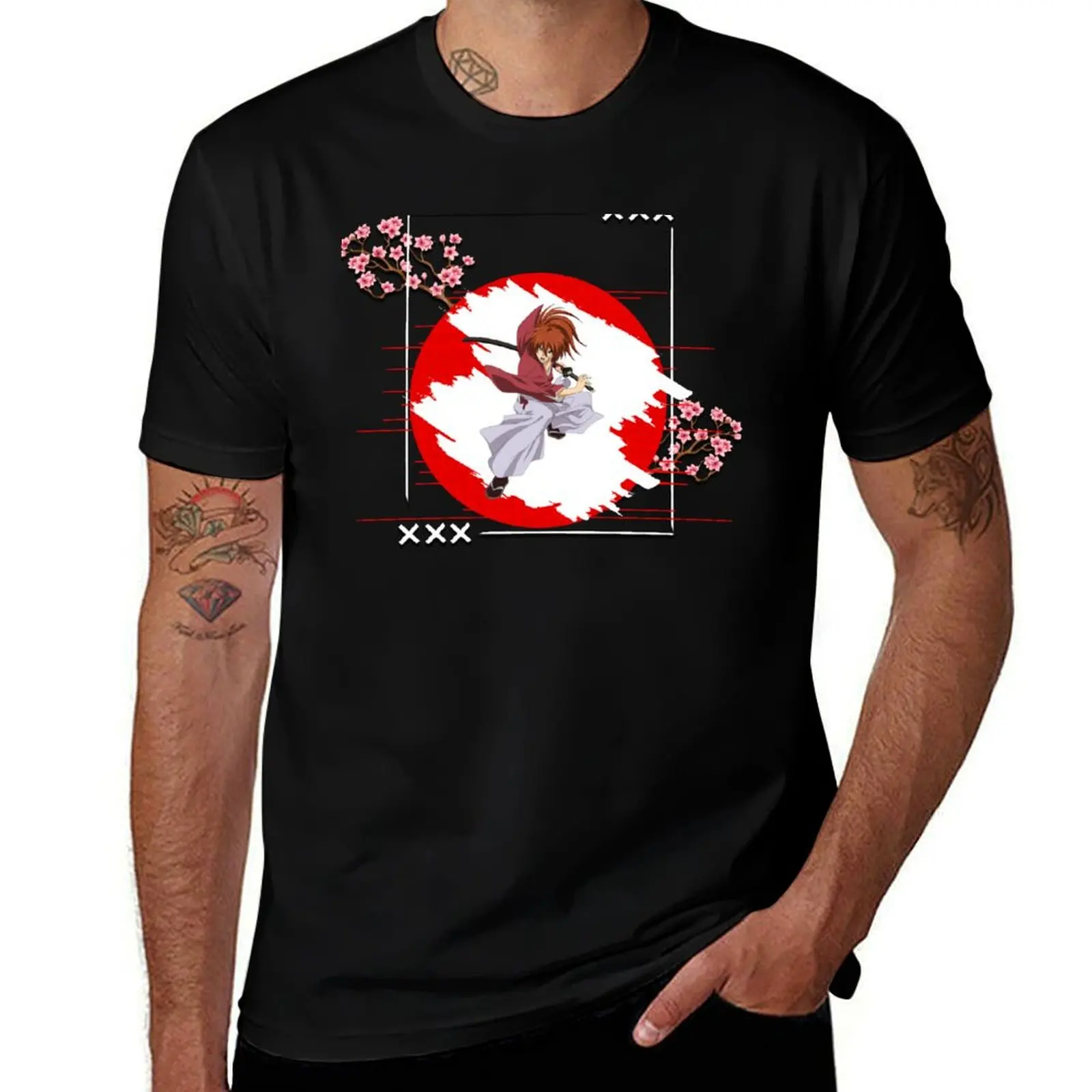 Sakura Blossom Frame Design Rurouni Kenshin T-Shirt blue lock luxury t-shirt cute clothes valentines clothes Men's t shirts
Sakura Blossom Frame Design Rurouni Kenshin T-Shirt blue lock luxury t-shirt cute clothes valentines clothes Men's t shirts