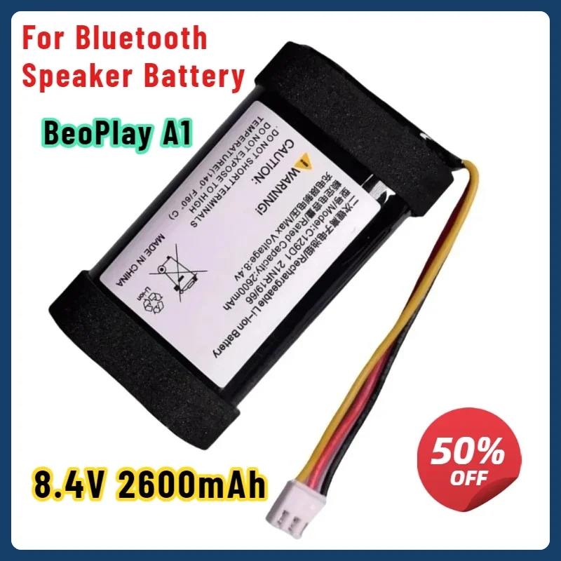 2600mAh for Bang&Olufsen BeoPlay A1 ICR18650NH-2S C129D1 C129D3 C129D2 Bluetooth Speaker Battery
2600mAh for Bang&Olufsen BeoPlay A1 ICR18650NH-2S C129D1 C129D3 C129D2 Bluetooth Speaker Battery