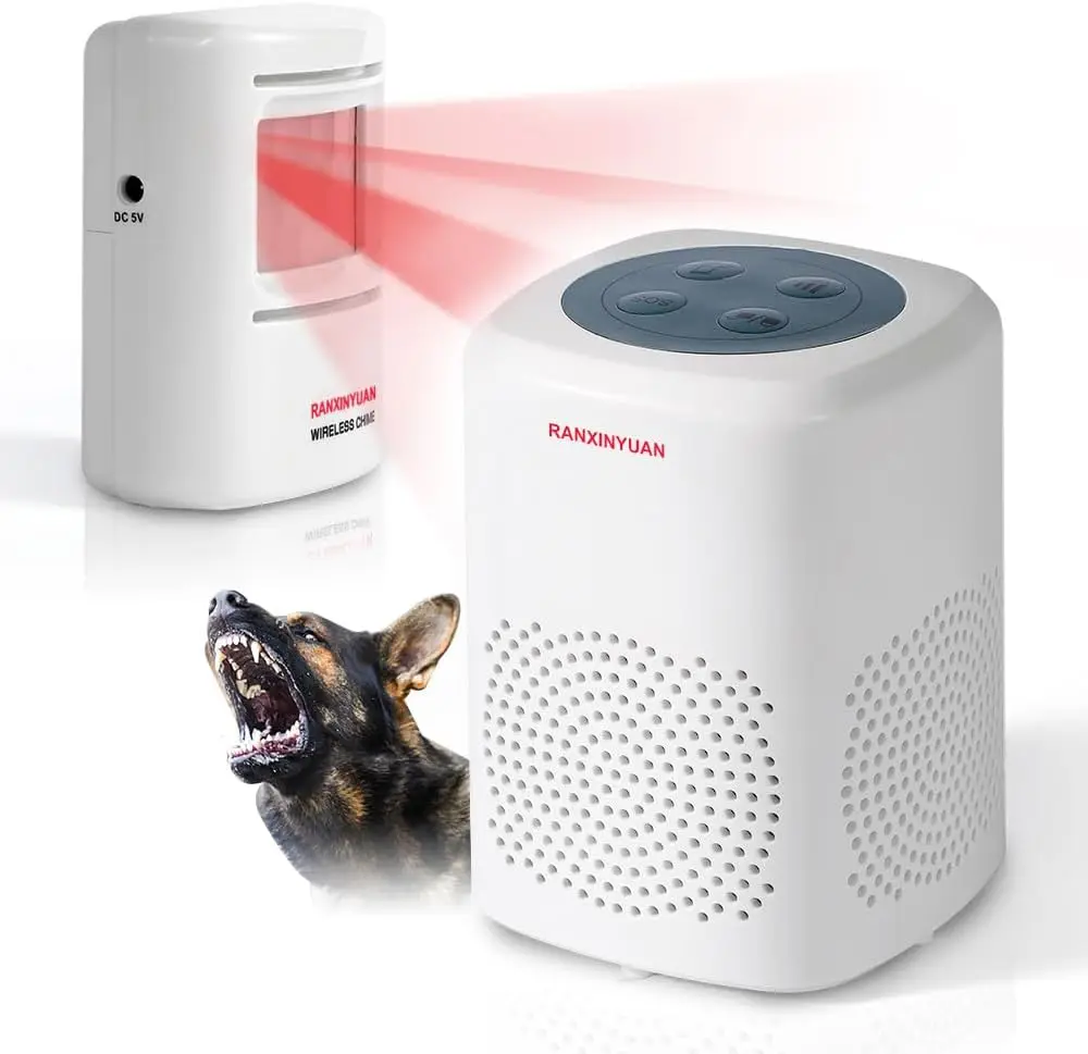 Wireless Motion Sensor Alarm with Realistic Dog Barking Sounds, 1000ft Range for Home Security
Wireless Motion Sensor Alarm with Realistic Dog Barking Sounds, 1000ft Range for Home Security
