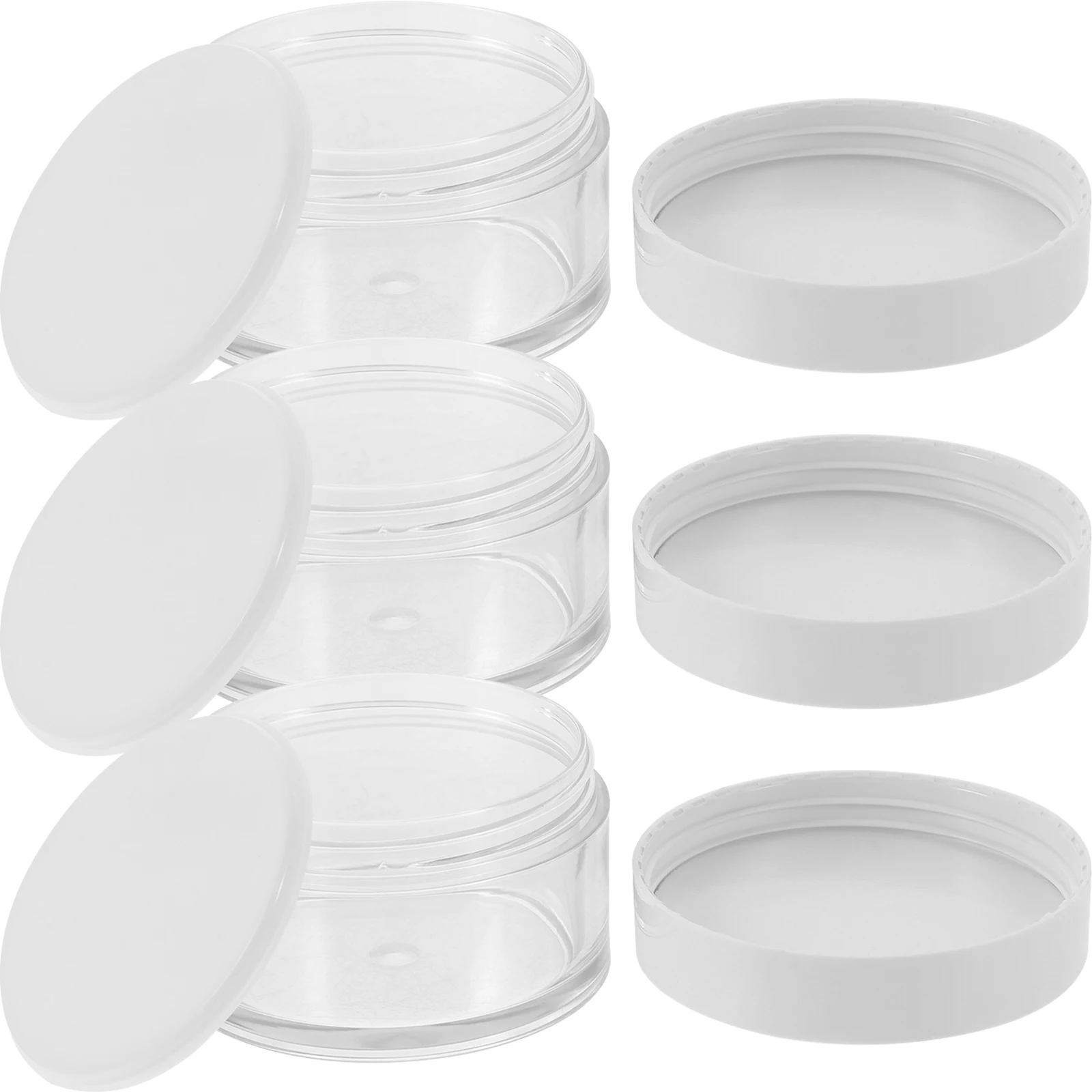 3pcs 80ml PET Thick Bottom Cream Jars Travel Size Sealed Skincare Containers Empty Toiletry Bottles Lotion Storage
3pcs 80ml PET Thick Bottom Cream Jars Travel Size Sealed Skincare Containers Empty Toiletry Bottles Lotion Storage
