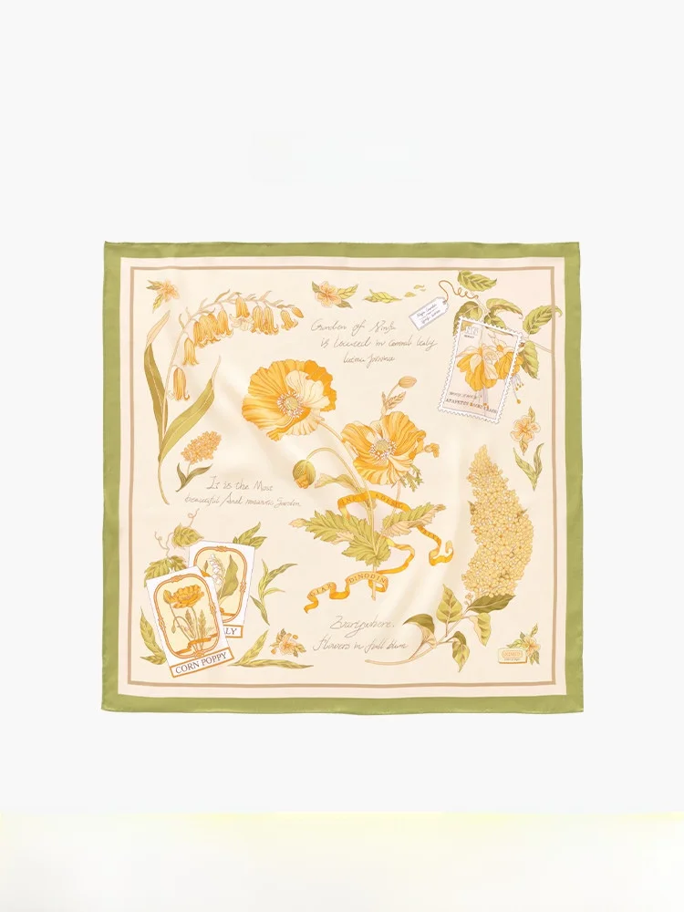 Xinuosichou Silken Square Scarf High-End Silk Authentic Silk Women's Medium Size Fashionable Floral Print Versatile ...
Xinuosichou Silken Square Scarf High-End Silk Authentic Silk Women's Medium Size Fashionable Floral Print Versatile ...