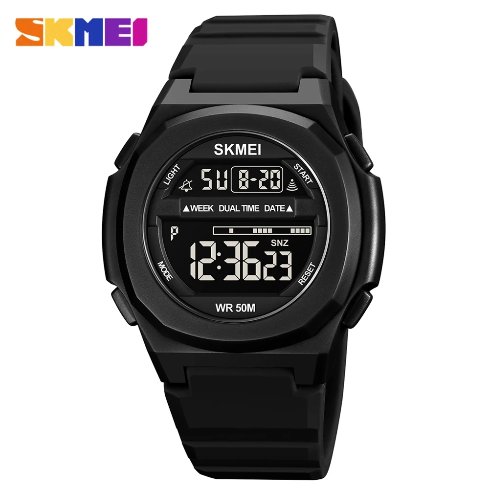 SKMEI Brand Men Sport Wrist Watch 5ATM Waterproof Military Style Man Dual Display Watch Fashion Digital Quartz Clock Men Watches
SKMEI Brand Men Sport Wrist Watch 5ATM Waterproof Military Style Man Dual Display Watch Fashion Digital Quartz Clock Men Watches