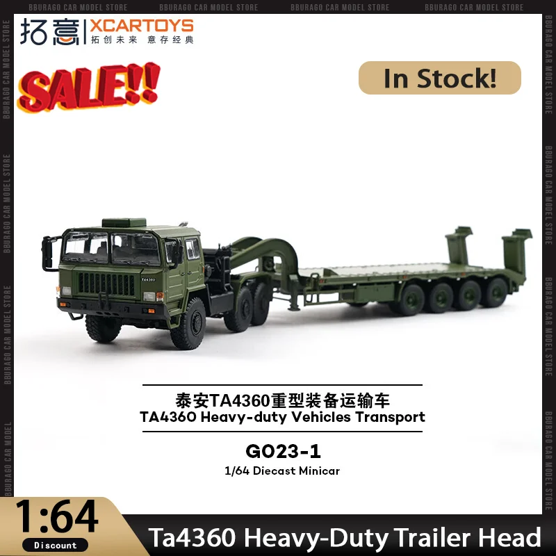 New In Stock Xcartoys 1:64 Tai 'An Ta4360 Heavy-Duty Flat And Low Slab Trailer Head G023-1 Transport Alloy Truck Miniature Toy
New In Stock Xcartoys 1:64 Tai 'An Ta4360 Heavy-Duty Flat And Low Slab Trailer Head G023-1 Transport Alloy Truck Miniature Toy