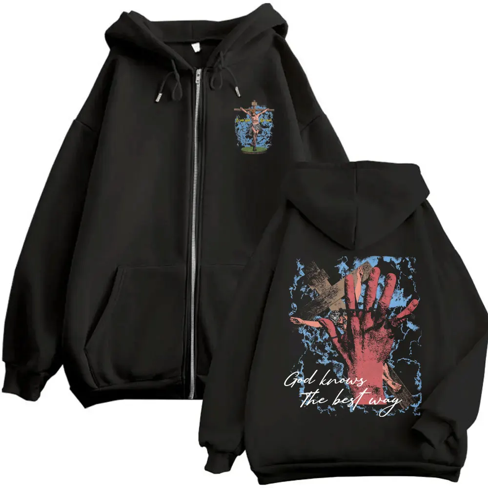 Christian Religious Jesus From God Go Soul God Knows The Best Way Graphic Zipper Hoodie Men Women Gothic Vintage Zip Up Jacket
Christian Religious Jesus From God Go Soul God Knows The Best Way Graphic Zipper Hoodie Men Women Gothic Vintage Zip Up Jacket