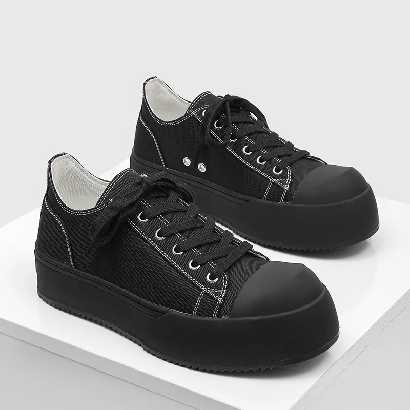 Korean style mens casual canvas shoes lace-up platform derby shoe black stylish summer sneakers street cool breathable footwear
Korean style mens casual canvas shoes lace-up platform derby shoe black stylish summer sneakers street cool breathable footwear