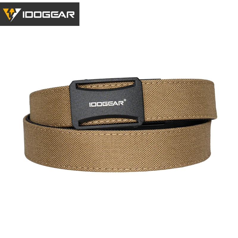 IDOGEAR Tactical Ratchet Belt 1.25” EDC Gun Belt Heavy-Duty Nylon CCW Belts with Quick-Adjust Buckle for IWB/OWB/AIWB Carry 3443
IDOGEAR Tactical Ratchet Belt 1.25” EDC Gun Belt Heavy-Duty Nylon CCW Belts with Quick-Adjust Buckle for IWB/OWB/AIWB Carry 3443
