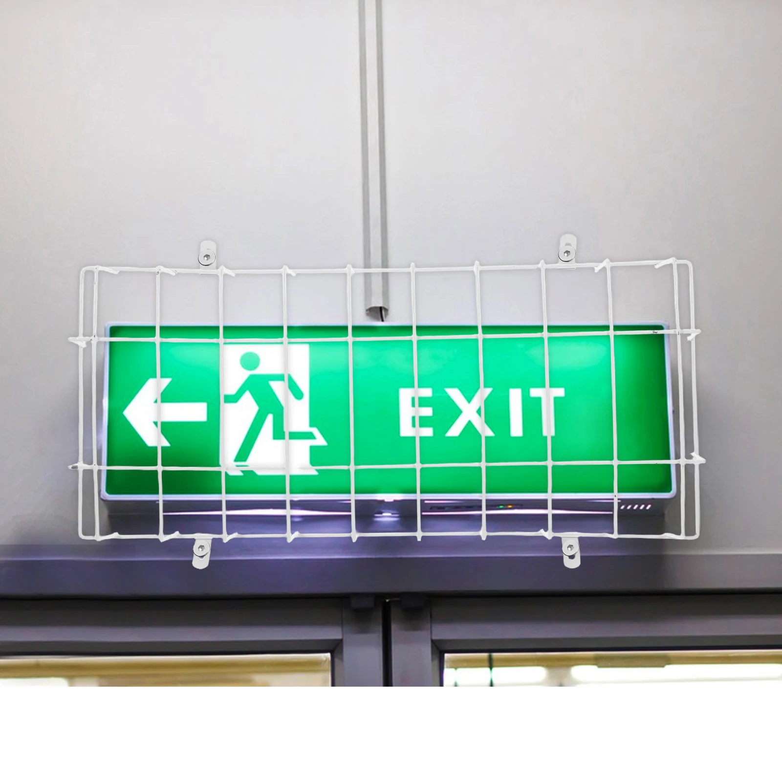 Iron Ceiling Replacement Emergency Cage Exit Sign Protective Guard Durable Cover For Office Home Classroom Use Ceiling Light
Iron Ceiling Replacement Emergency Cage Exit Sign Protective Guard Durable Cover For Office Home Classroom Use Ceiling Light
