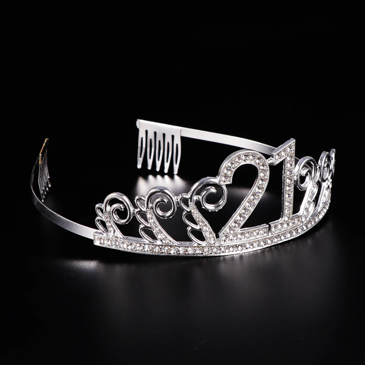 1 Set 21 Rhinestone Crown Hair Comb Birthday Party Sash Headpiece Tiara Accessory Lightweight Durable Sparkling Headband Women
1 Set 21 Rhinestone Crown Hair Comb Birthday Party Sash Headpiece Tiara Accessory Lightweight Durable Sparkling Headband Women