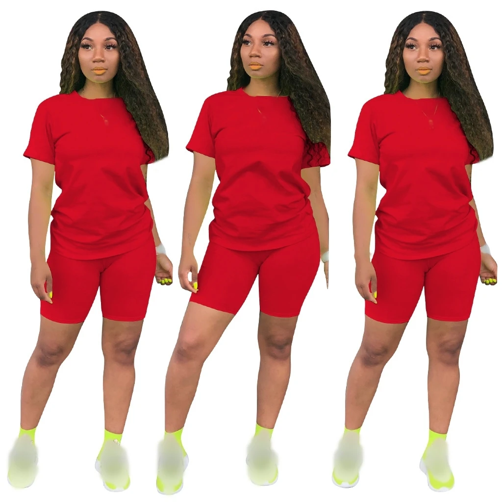 Women two piece set summer o-neck crop top shorts 2 piece set for women two pieces sets tops shorts summer woman suit
Women two piece set summer o-neck crop top shorts 2 piece set for women two pieces sets tops shorts summer woman suit