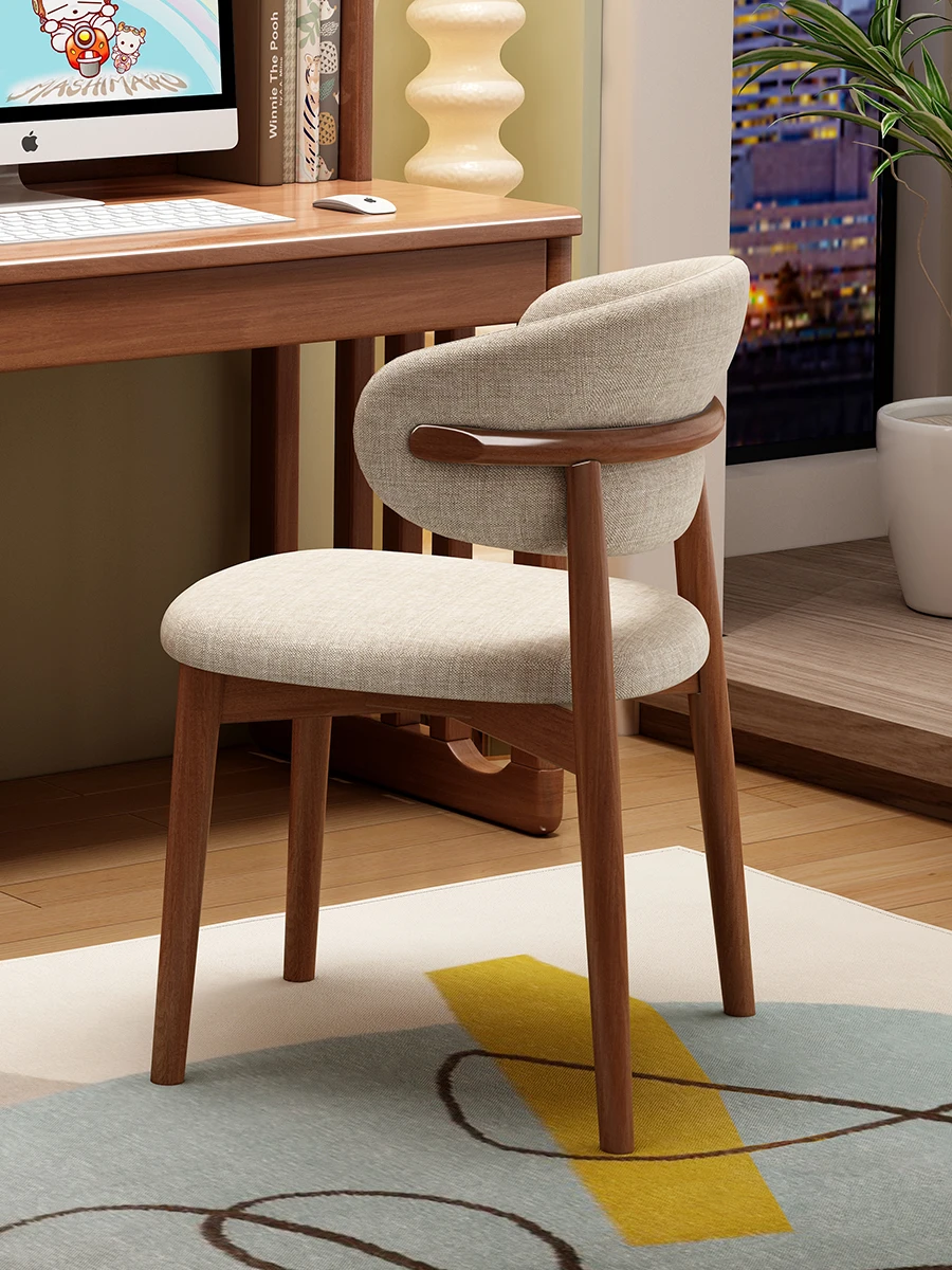 Nordic Solid Wood Dining Modern Simple Home Leisure Backrest Study Computer Bedroom Student Desk
Nordic Solid Wood Dining Modern Simple Home Leisure Backrest Study Computer Bedroom Student Desk
