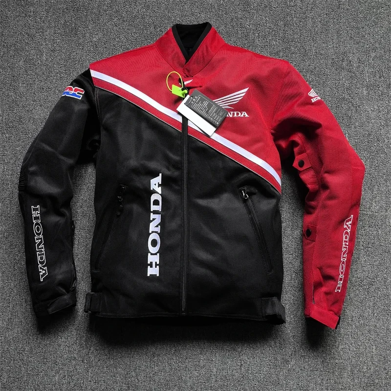 Honda Motorcycle Riding Jacket Men's Mesh Breathable Motorcycle Racing Suit Anti-fall and Wear-resistant Jacket
Honda Motorcycle Riding Jacket Men's Mesh Breathable Motorcycle Racing Suit Anti-fall and Wear-resistant Jacket
