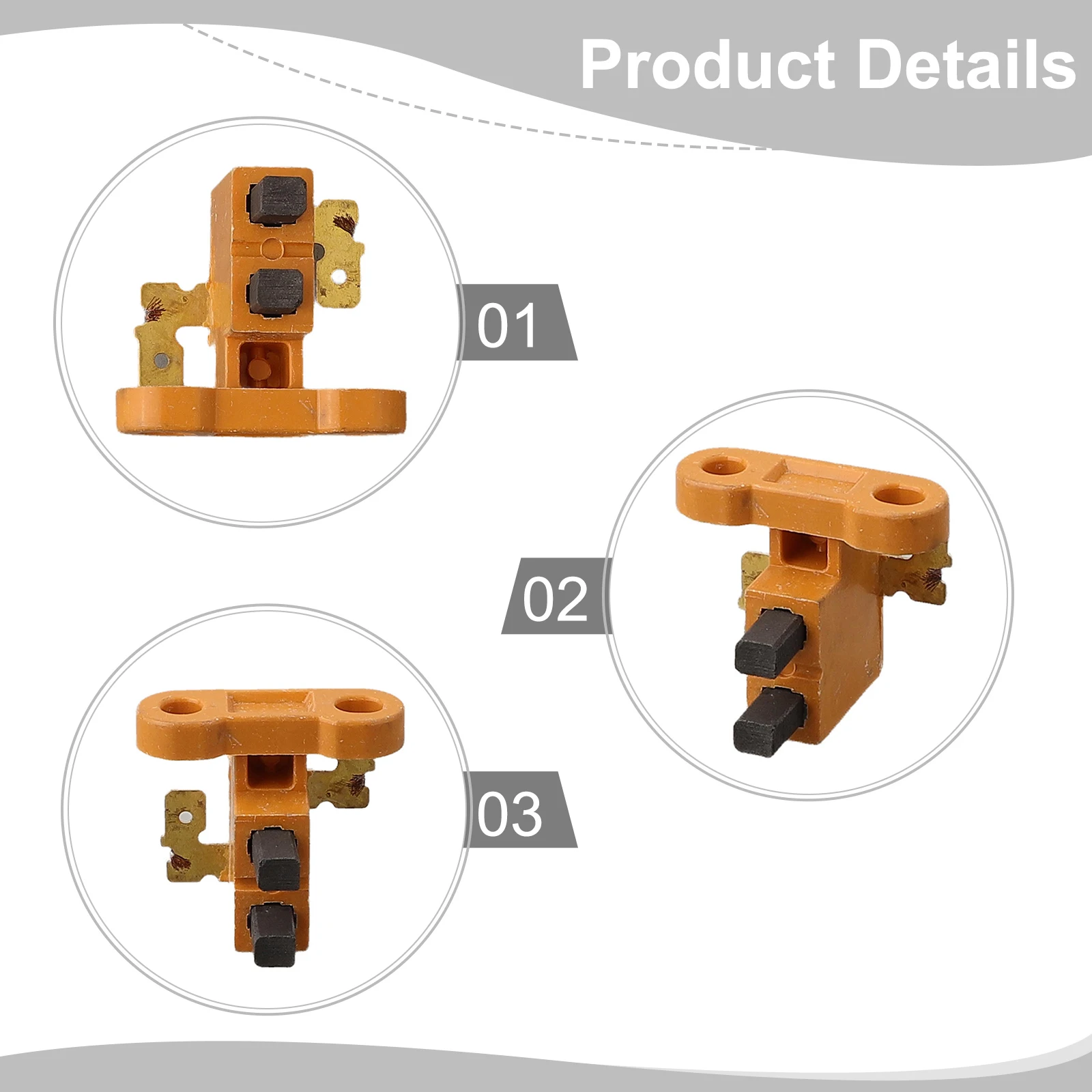 Electric Copper Carbon Brush Holder 2-3KW 5-8KW Gasoline Generator Accessories Power Tools Replacement Spare Parts
Electric Copper Carbon Brush Holder 2-3KW 5-8KW Gasoline Generator Accessories Power Tools Replacement Spare Parts