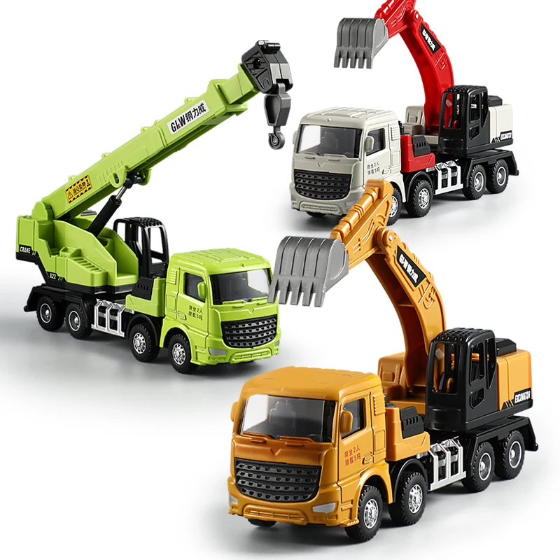 1:55 6 Styles Engineering Diecast Crane Excavator Truck Vehicle Construction Alloy+Plastic Inertial Model Toys for Children Boys
1:55 6 Styles Engineering Diecast Crane Excavator Truck Vehicle Construction Alloy+Plastic Inertial Model Toys for Children Boys