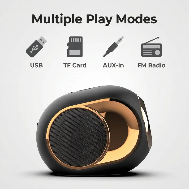 New X6 Mini Bluetooth Speaker TWS Wireless Subwoofer, TF Card Slot, Portable Stereo
New X6 Mini Bluetooth Speaker TWS Wireless Subwoofer, TF Card Slot, Portable Stereo