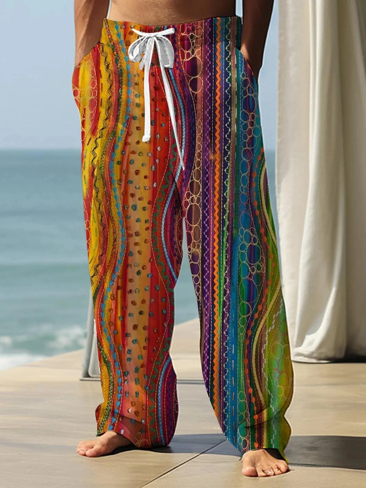 Abstract Men's Casual Elastic Waist Pants 3D Printed Men Pants
Abstract Men's Casual Elastic Waist Pants 3D Printed Men Pants