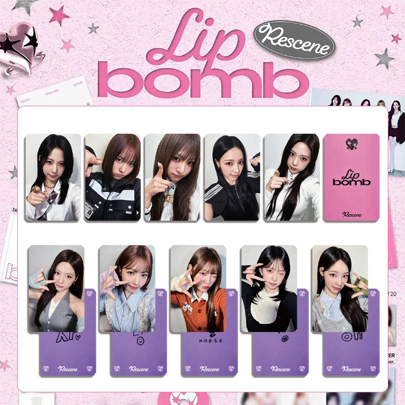 New Korean band RESCENE girl album, peripheral cards, Pretty Girl singing, Carter Dian card, LOMO card, toy, fan gift
New Korean band RESCENE girl album, peripheral cards, Pretty Girl singing, Carter Dian card, LOMO card, toy, fan gift