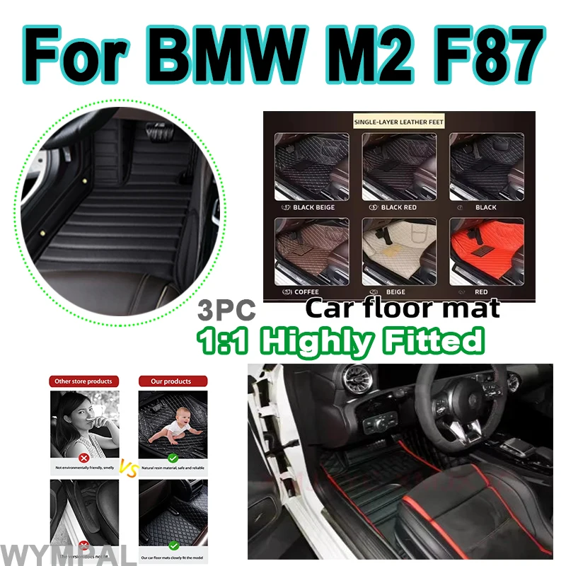 Luxury Waterproof Car Carpet Floor Mat For BMW M2 F87 2016~2021 5 Seats Pads Car Mats Cubre Pisos Para Autos Car Accessories set
Luxury Waterproof Car Carpet Floor Mat For BMW M2 F87 2016~2021 5 Seats Pads Car Mats Cubre Pisos Para Autos Car Accessories set