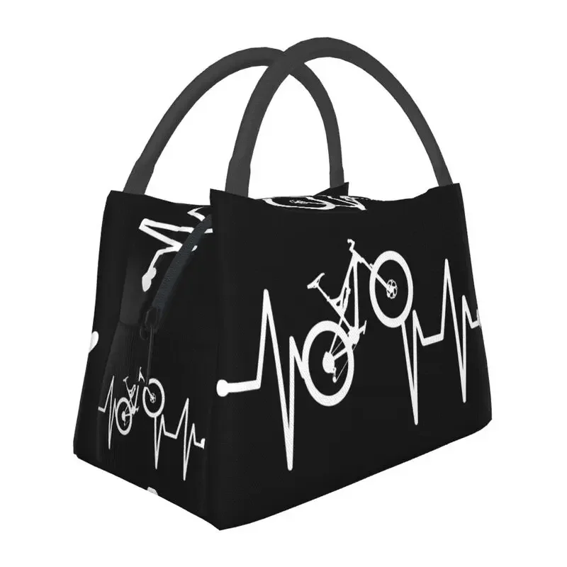 Custom Mountain Bike Heartbeat Lunch Bag Women Thermal Cooler Insulated Lunch Boxes for Office Travel
Custom Mountain Bike Heartbeat Lunch Bag Women Thermal Cooler Insulated Lunch Boxes for Office Travel
