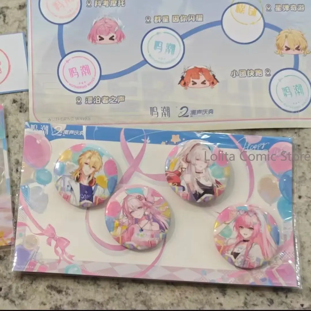 Anime Wuthering Waves Aemeath Denia Hiyuki Luuk Herssen Double Flash Badge Set Cartoon Brooch Decor Collection Gift Cosplay
Anime Wuthering Waves Aemeath Denia Hiyuki Luuk Herssen Double Flash Badge Set Cartoon Brooch Decor Collection Gift Cosplay