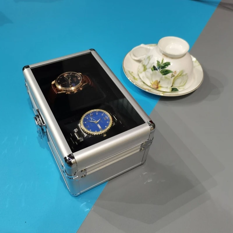 New Trendy Exquisite Aluminum Alloy Watch Storage Box New Watch Storage Box Gold Watch Storage Box Travel Gift Box Watch Display
New Trendy Exquisite Aluminum Alloy Watch Storage Box New Watch Storage Box Gold Watch Storage Box Travel Gift Box Watch Display