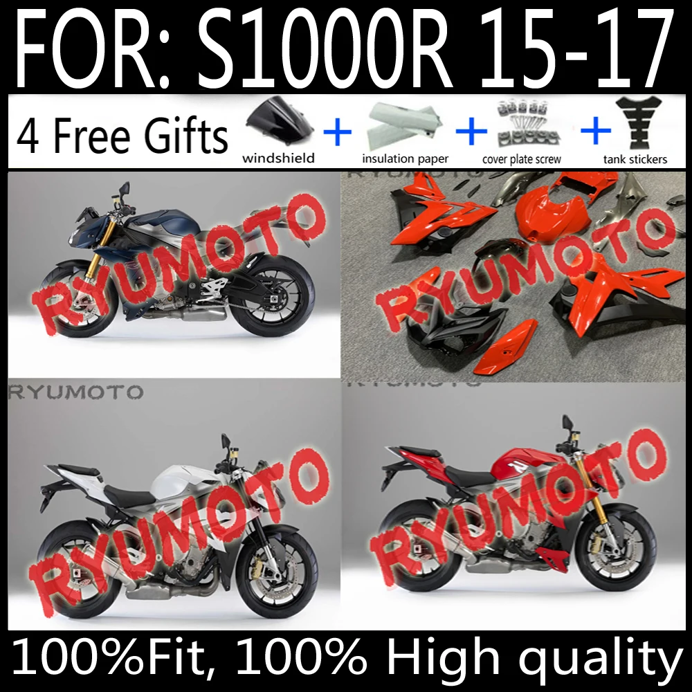 Motorcycle Bodywork Cowling Accessories Full Fairing Kits fit for S1000R 2015 2016 2017 Injection Molding S1000 R 15 16 17
Motorcycle Bodywork Cowling Accessories Full Fairing Kits fit for S1000R 2015 2016 2017 Injection Molding S1000 R 15 16 17
