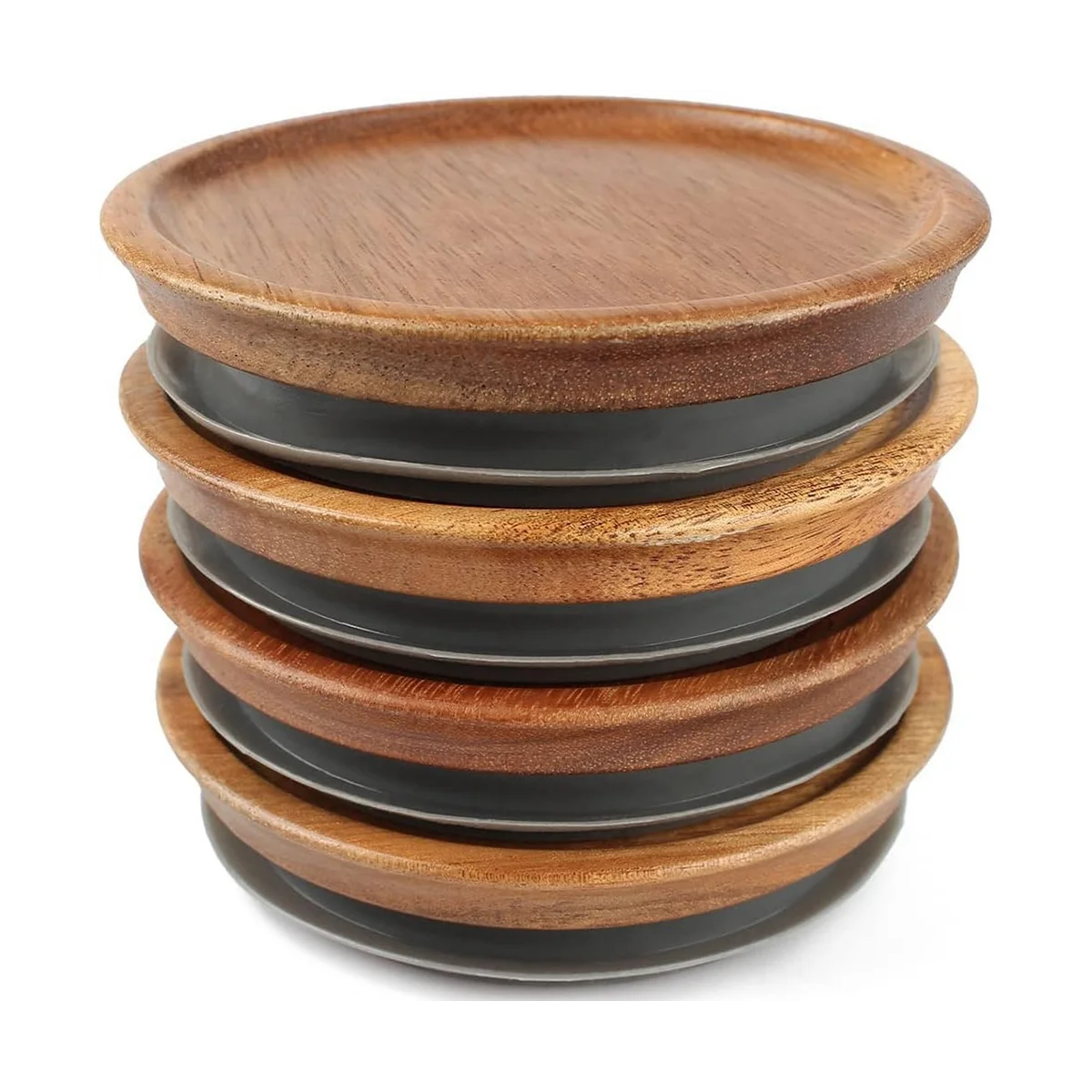 Regular Mouth Jar Lids,Wooden Jar Tops,Canning Lids with Airtight Silicone Seal for Regular Mouth Jars,4 Pack
Regular Mouth Jar Lids,Wooden Jar Tops,Canning Lids with Airtight Silicone Seal for Regular Mouth Jars,4 Pack