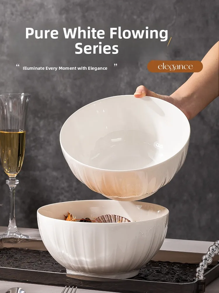 Large Size Cerc Soup Bowl Simple Creative Home Use Instant Noodles Bowl Set Porcelain round ape Diwaer And Microwave...
Large Size Cerc Soup Bowl Simple Creative Home Use Instant Noodles Bowl Set Porcelain round ape Diwaer And Microwave...