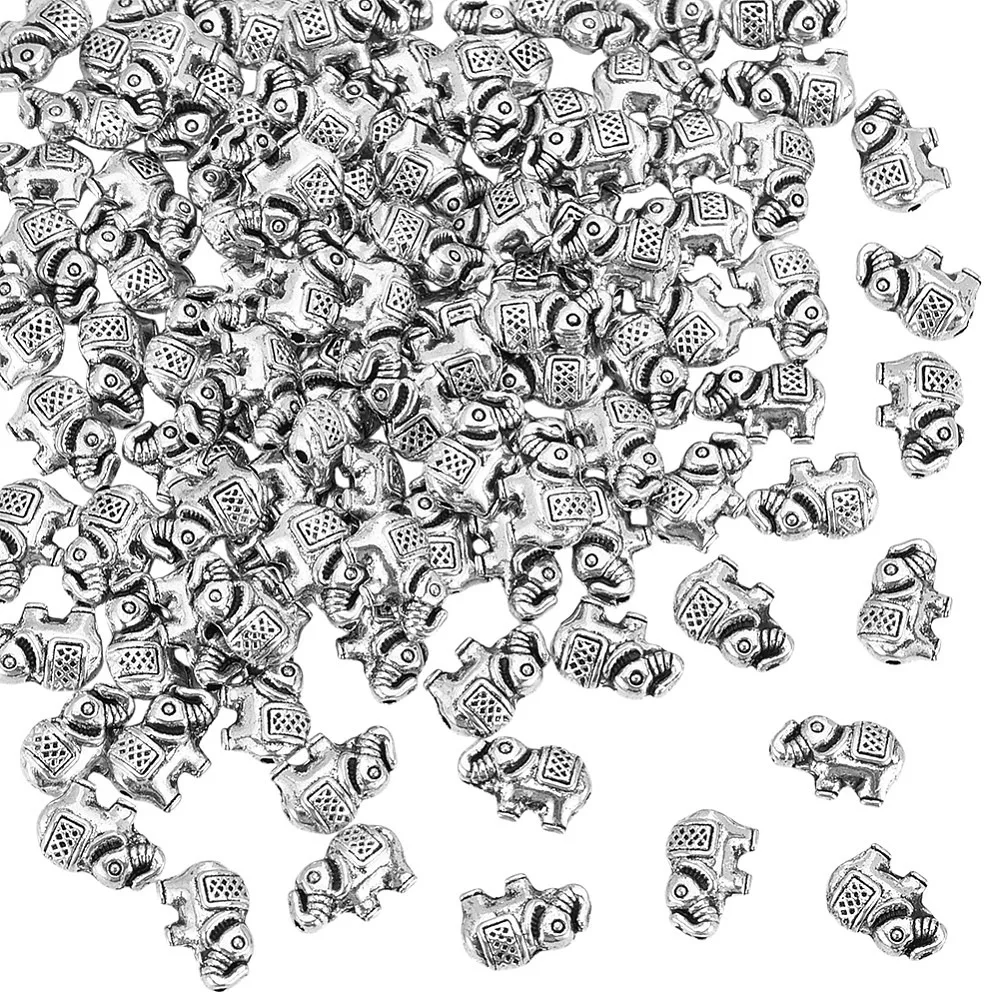 100Pcs Style Alloy Beads Cadmium Free Lead Free Elephant Silver 8x13x4mm Hole: 1mm
100Pcs Style Alloy Beads Cadmium Free Lead Free Elephant Silver 8x13x4mm Hole: 1mm