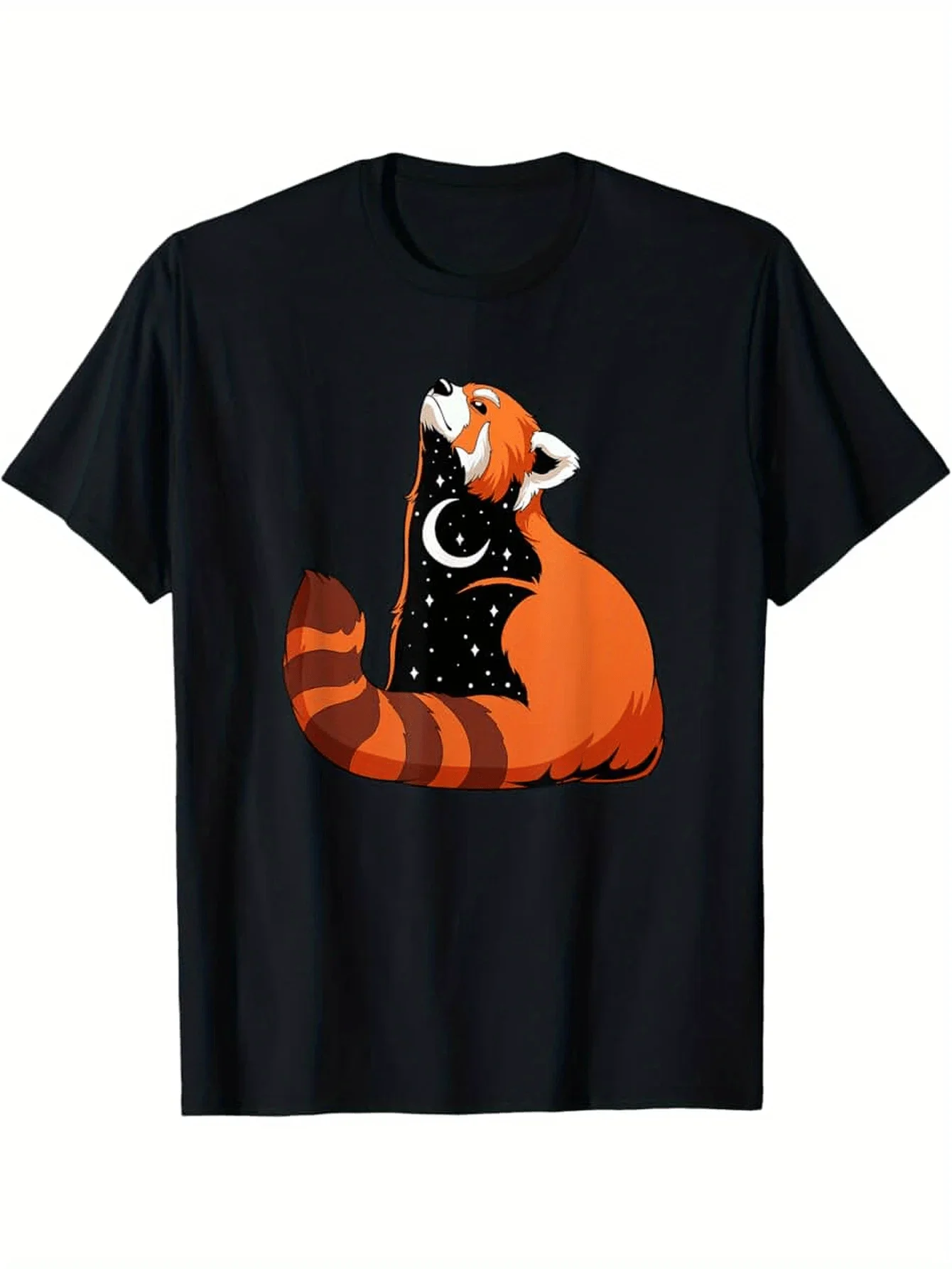 Red Panda Galaxy Celestial Graphic Tee Soft Breathable Casual Short Sleeve T-Shirt For Men And Women
Red Panda Galaxy Celestial Graphic Tee Soft Breathable Casual Short Sleeve T-Shirt For Men And Women