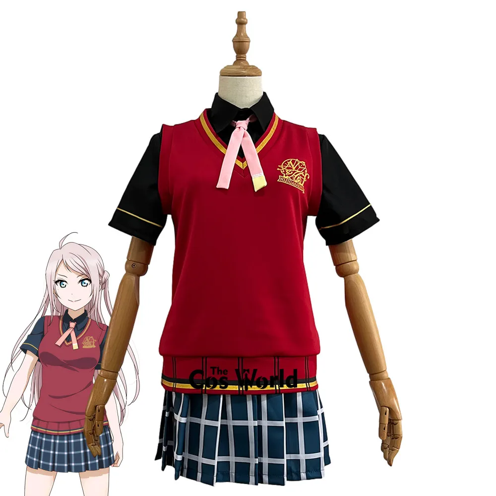 Love Live Nijigasaki Zhong Lanzhu Summer School Uniform Outfits Anime Customize Cosplay Costumes
Love Live Nijigasaki Zhong Lanzhu Summer School Uniform Outfits Anime Customize Cosplay Costumes