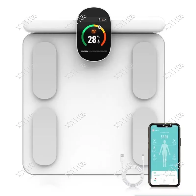 Smart Body Analysis Scale 8-Electrodes Intelligent Display Health Tracker with Electric Power for Fitness Monitoring
Smart Body Analysis Scale 8-Electrodes Intelligent Display Health Tracker with Electric Power for Fitness Monitoring