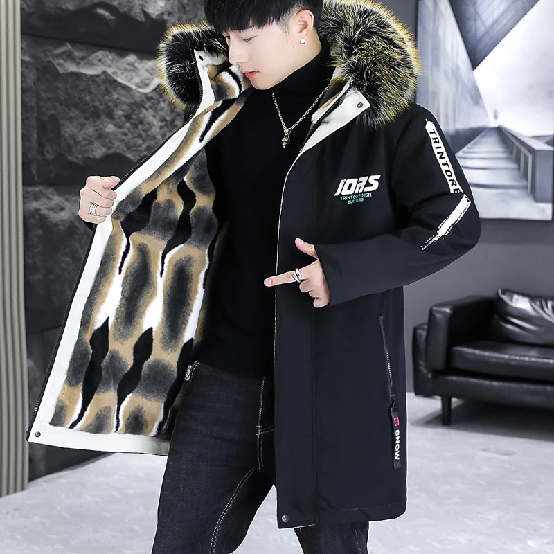 Мужское пальто с меховым воротником и капюшоном, зимняя флисовая утепленная теплая куртка, новое модное трендовое пальто, уличная одежда, мужские повседневные парки, куртки
Мужское пальто с меховым воротником и капюшоном, зимняя флисовая утепленная теплая куртка, новое модное трендовое пальто, уличная одежда, мужские повседневные парки, куртки