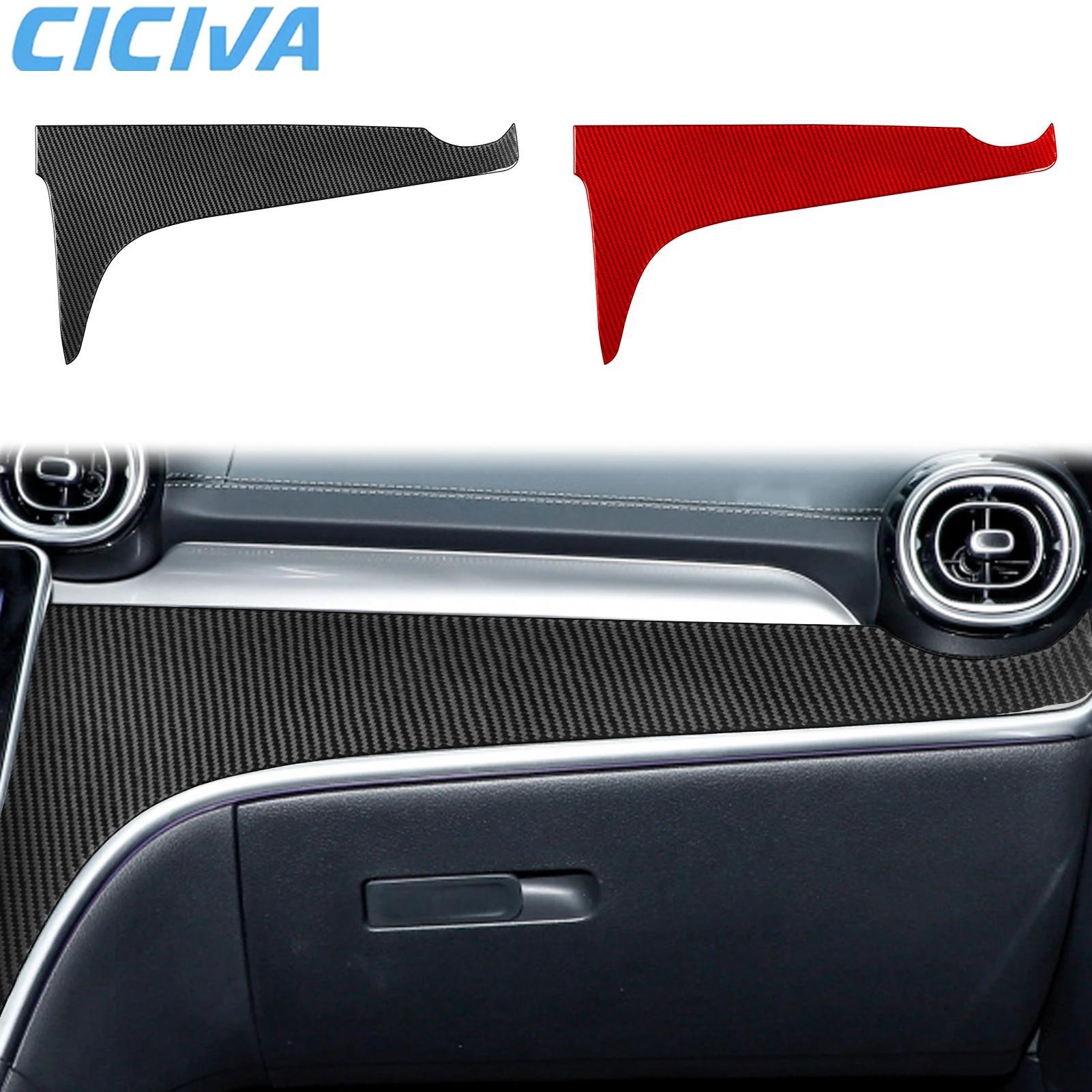 For Mercedes Benz C-Class W206 2022-2024 Carbon Fiber Dashboard Passenger Panel Interior Car Accessories Cover Stickers Trim
For Mercedes Benz C-Class W206 2022-2024 Carbon Fiber Dashboard Passenger Panel Interior Car Accessories Cover Stickers Trim
