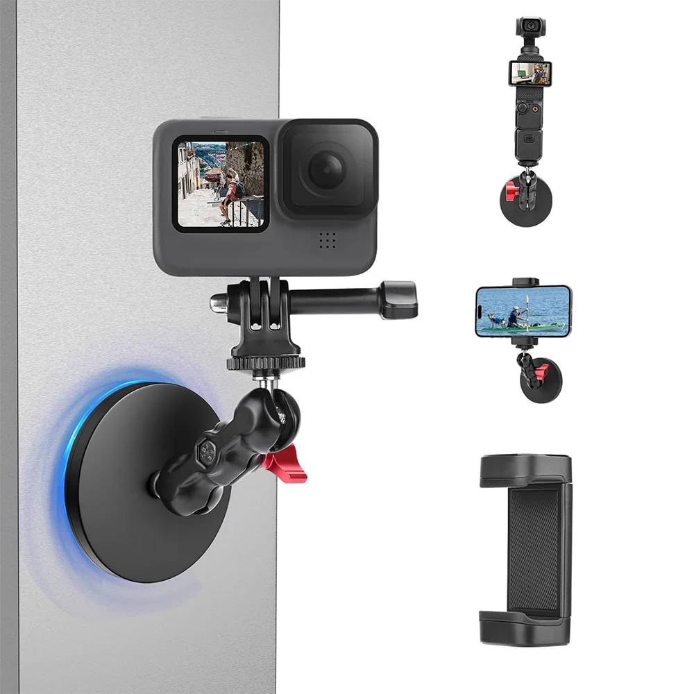 Super Clamp Magic Arm For Phone Holder Action Camera Mount Metal Double Ball Head with Thread For GoPro 13 12 11 Insta360 X4 X3
Super Clamp Magic Arm For Phone Holder Action Camera Mount Metal Double Ball Head with Thread For GoPro 13 12 11 Insta360 X4 X3