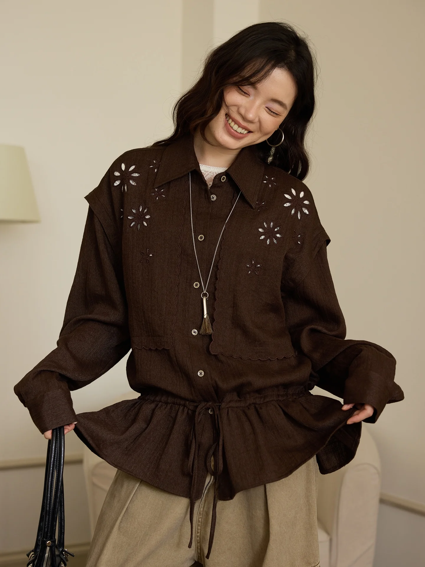 Chic Vintage Long Sve irt French Sle Loose Fit Breathable Office Commute Faion Chic Women's Premium Quali irt
Chic Vintage Long Sve irt French Sle Loose Fit Breathable Office Commute Faion Chic Women's Premium Quali irt